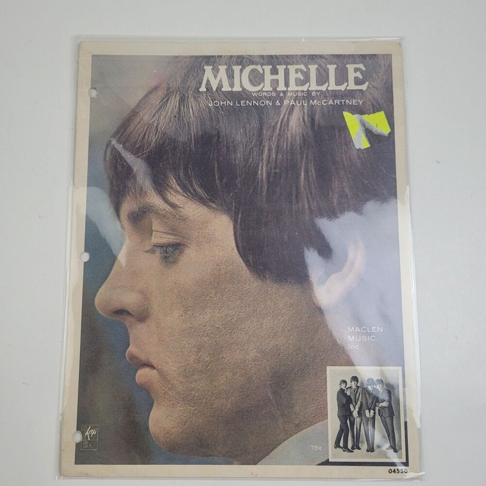 Vtg. MICHELLE John Lennon Paul McCartney Sheet Music booklet 1965